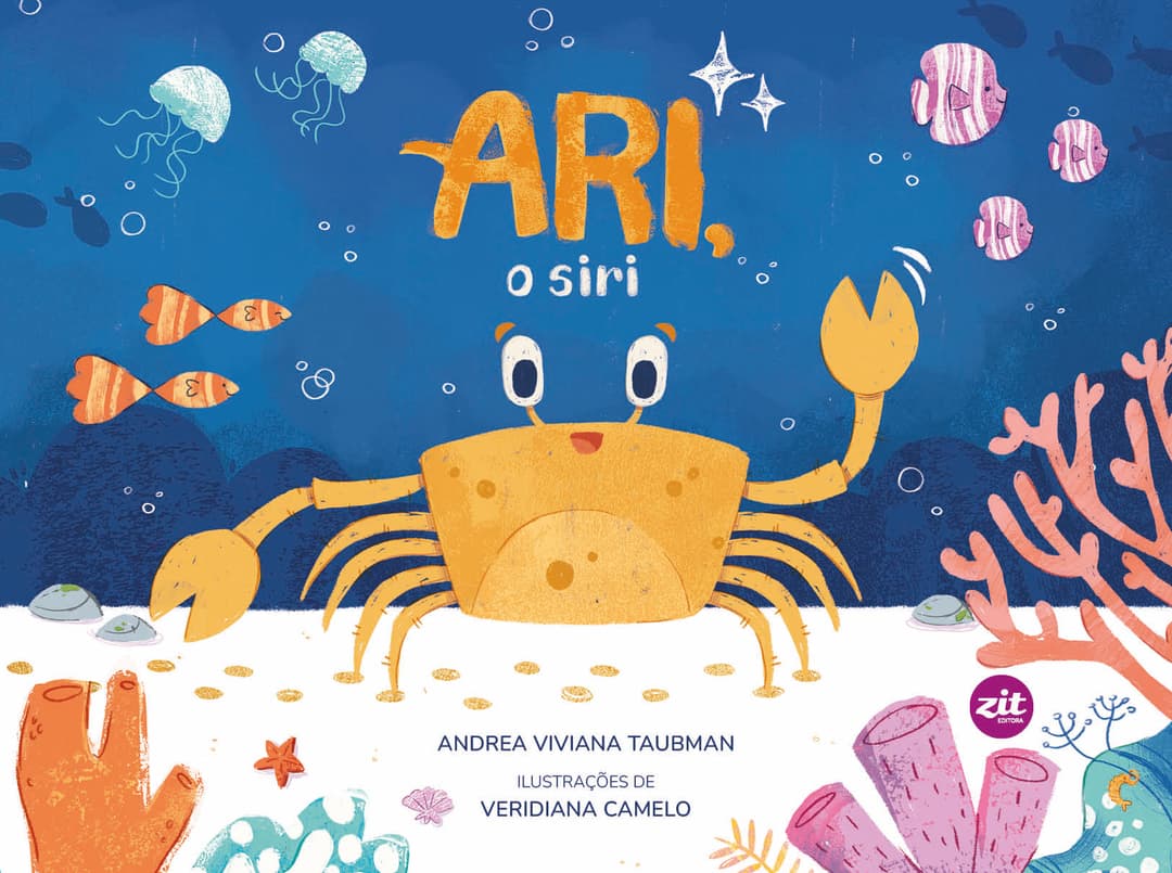 Capa do livro Ari, o siri