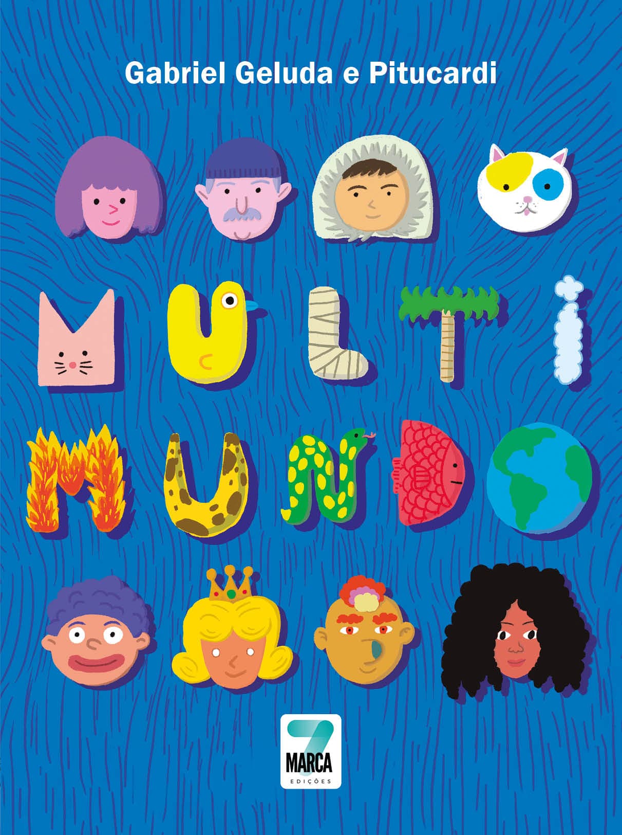 Capa do livro Multimundo, escrito por Gabriel Geluda
