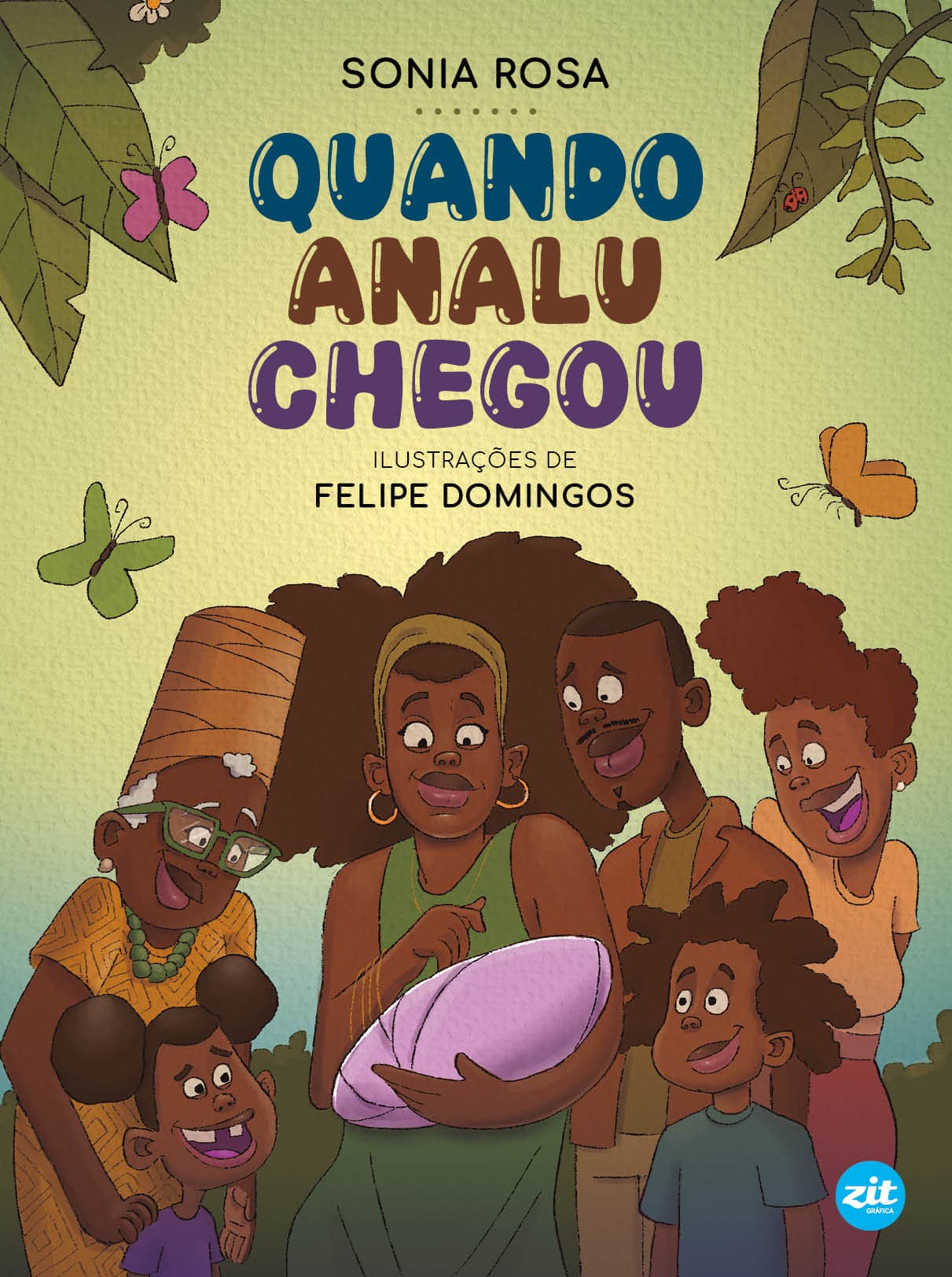 Capa do livro Quando Analu chegou, escrito por Sonia Rosa