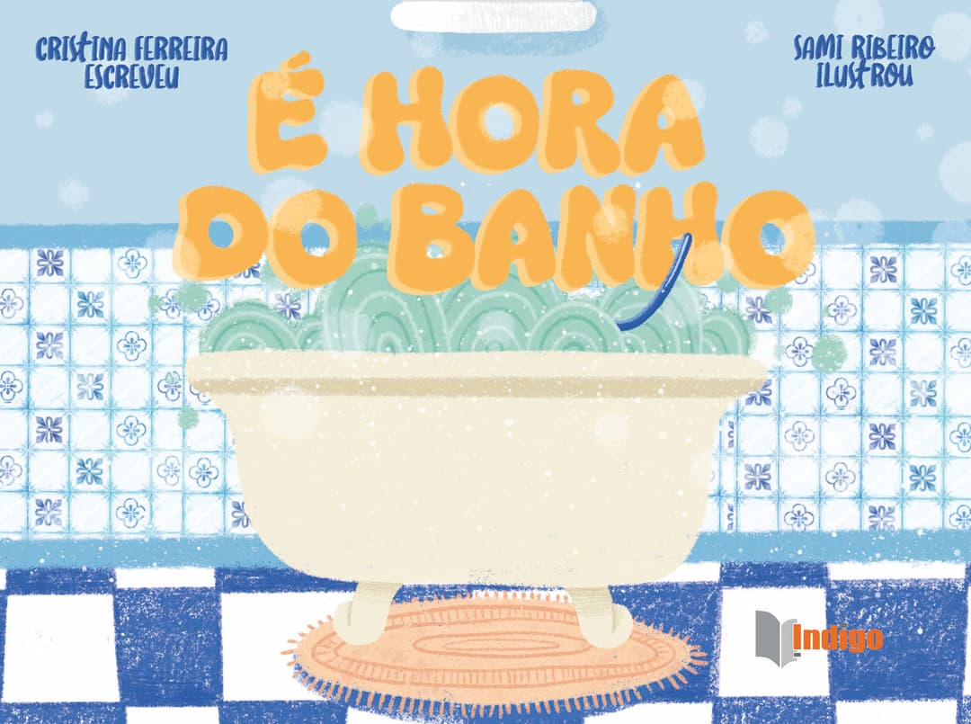 Capa do livro É hora do banho!